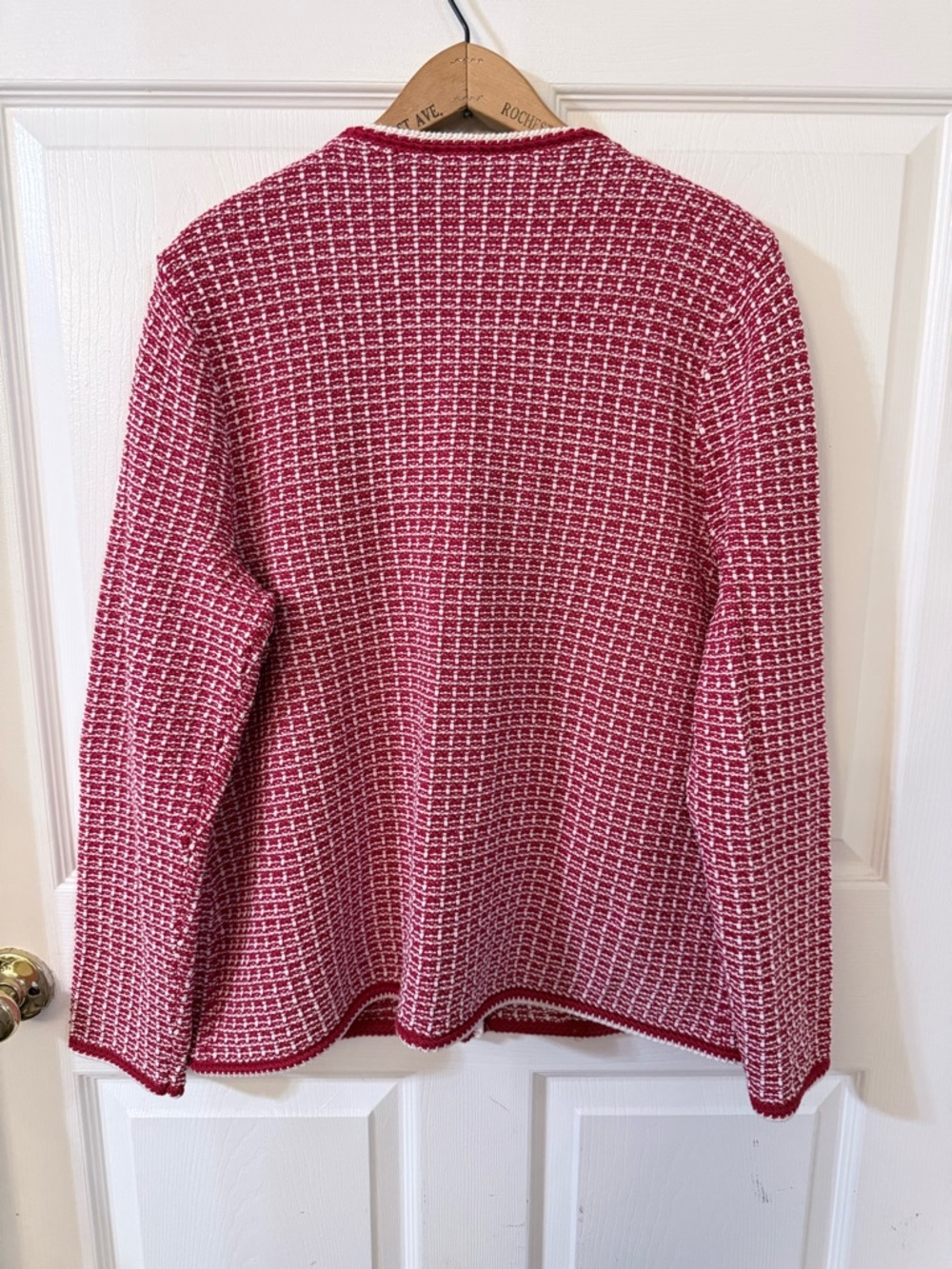 NWT Talbots Red & White Jacket XL - Picture 6 of 9